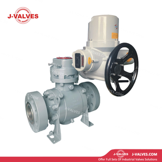 2-1/2' 2500LB A105 3PC Электрический металлический герметичный фланцевый шаровой клапан с цапфой