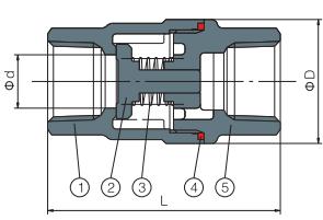 вертикальный обратный клапан из нержавеющей стали1-клапан masoneilan