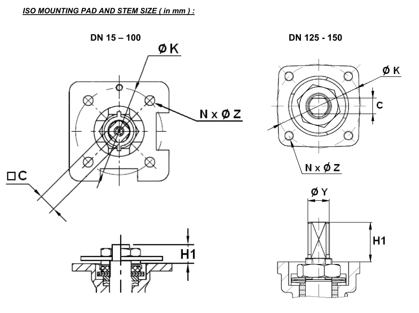 Вафельный шаровой кран Masoneilan из нержавеющей стали
