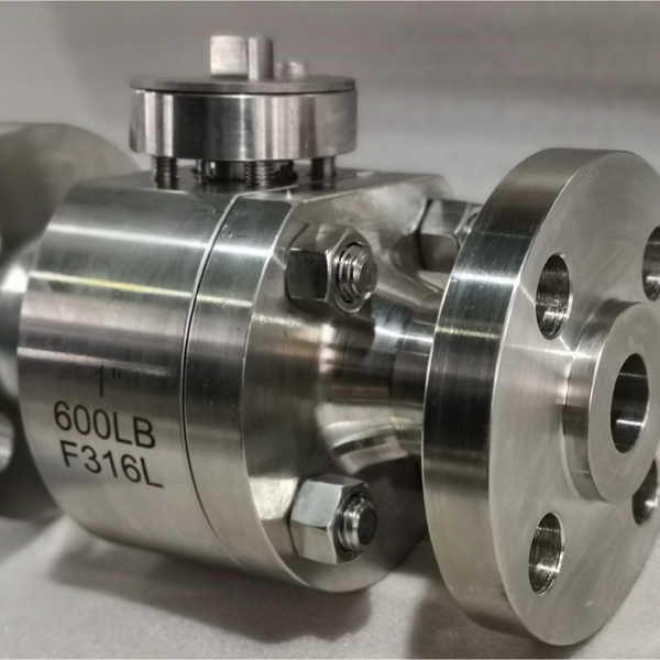 Кованый шаровой клапан из нержавеющей стали F316L 600LB API6D RTJ 2PC