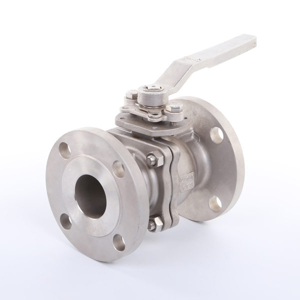 ASME B16.34 Нержавеющая сталь 2PC Фланцевый шаровой кран с плавающей запятой